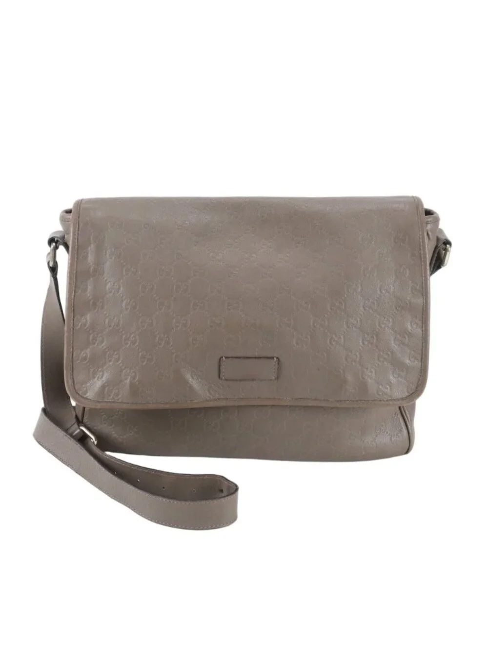 Gucci Guccissima Leather Shoulder Bag Crossbody Messenger Business